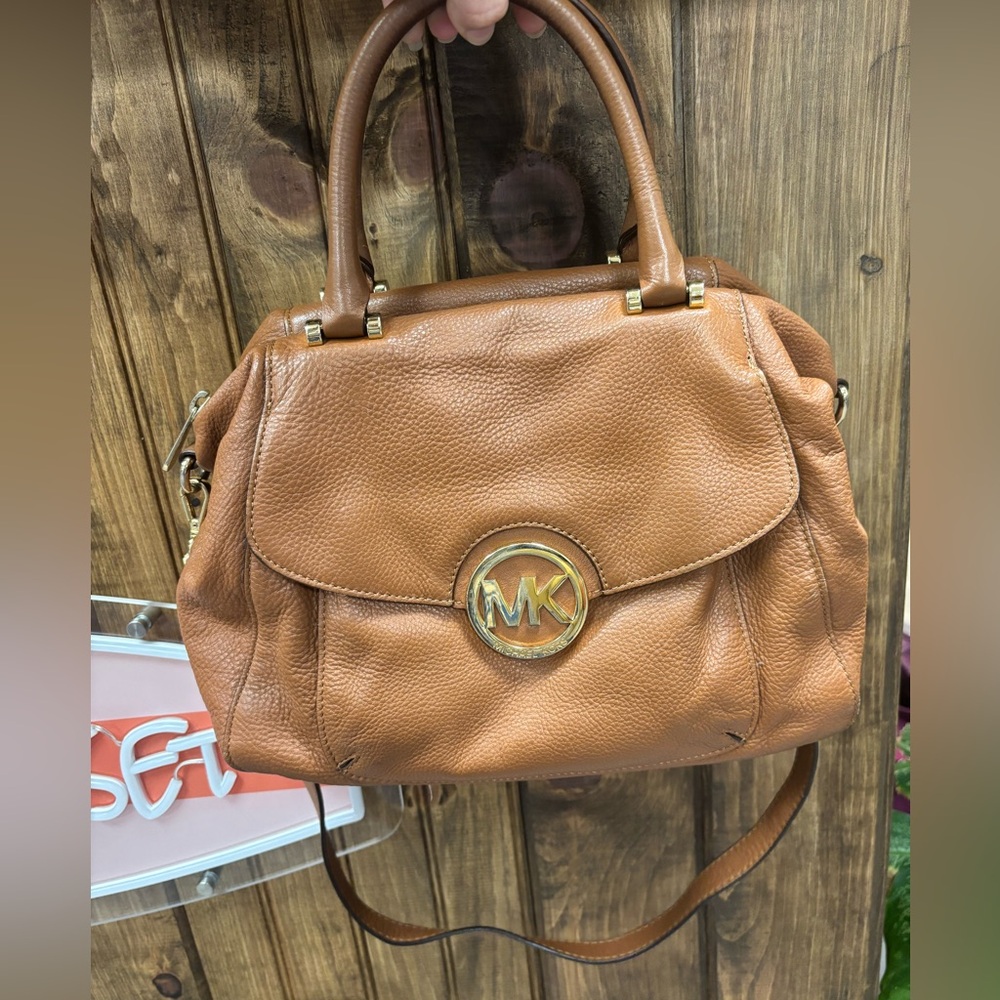 Michael Kors Brown Leather Purse